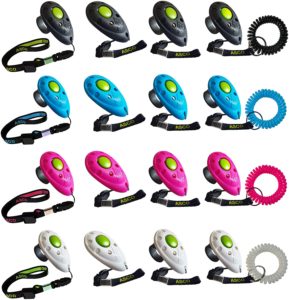 ASCO Premium Clicker, Finger Clicker für Clickertraining, Hundetraining
