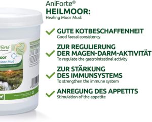 AniForte Heilmoor für Hunde - Verbessert die Magen-Darm-Aktivität, Natürliche Heilerde mit hoher Akzeptanz