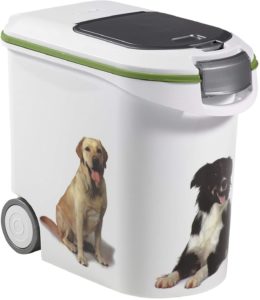 Curver Futter-Container mit Rollen, Futterbehälter 12 kg
