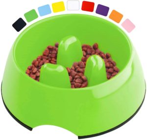 DDOXX Fressnapf Antischlingnapf, rutschfest, viele Farben & Größen, für kleine & große Hunde, Futter-Napf zur Futterumstellung
