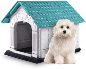 Nobleza - Hundehütte Kunststoff, wasserdicht für drinnen und draußen