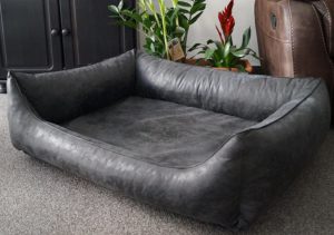 Orthopädisches Hundesofa, Schlafplatz, Wildlederoptik, diverse Farben & Größen
