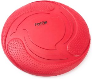 PetPäl Hundefrisbee, Gummispielzeug aus Naturgummi für Große & Kleine Hunde
