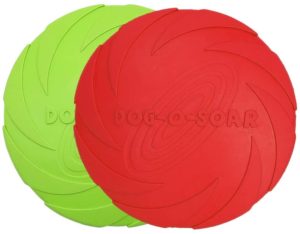 Vivifying Hundefrisbee, 2 Stück aus Natürlichem Kautschuk