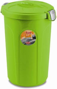 XL Tierfuttertonne, Hundefutter Container, Futtertonne, Kunststoff, 46 Liter, Grün