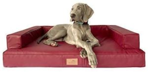 tierlando® Orthopädisches Design Hundesofa, Kunstleder L XL XXL