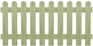 vidaXL Kiefer Imprägniert, Gartenzaun, Holzzaun, Hundezaun, verschiedene Größen
